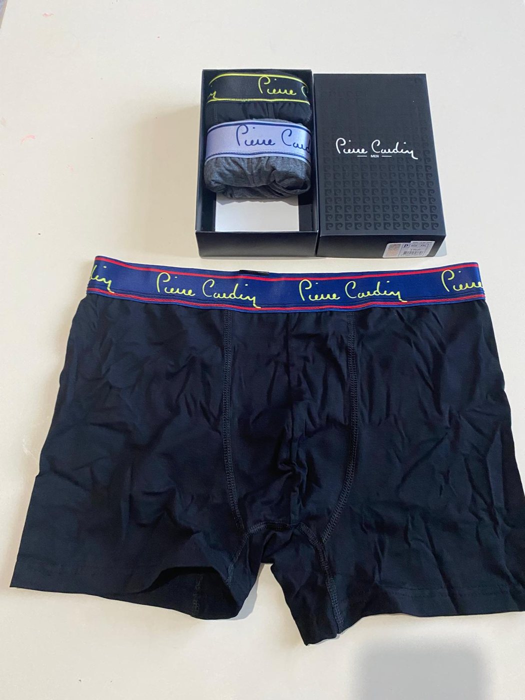 Erkek Siyah Paketli Boxer Seti